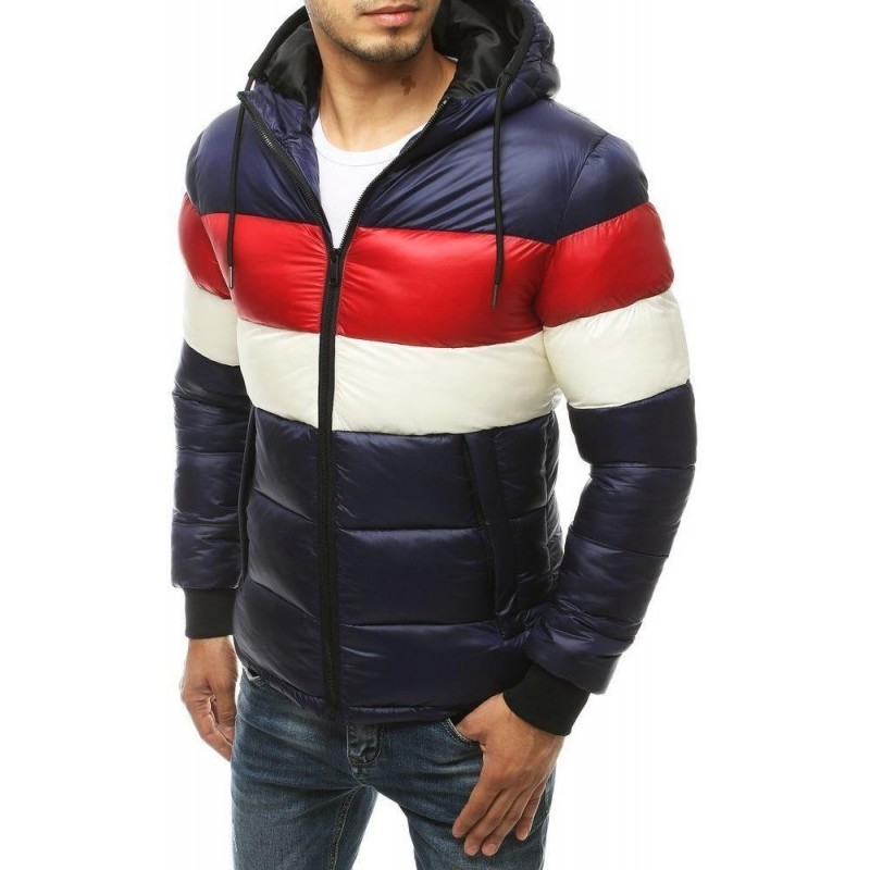 Pánska prešívaná bunda TX3295 - tmavomodrá