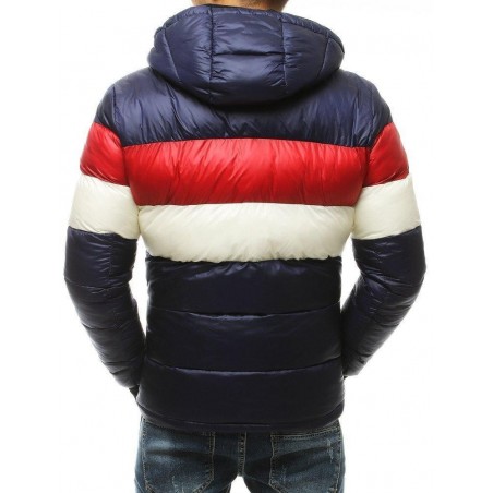 Pánska prešívaná bunda TX3295 - tmavomodrá