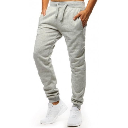 Pánske jogger tepláky UX2623 - sivé