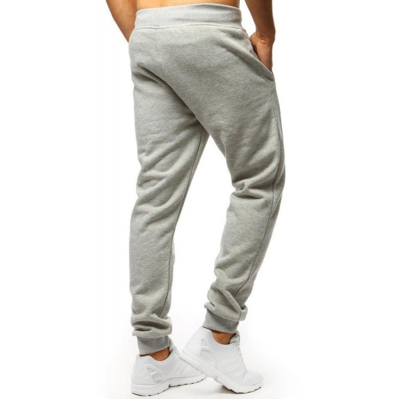 Pánske jogger tepláky UX2623 - sivé