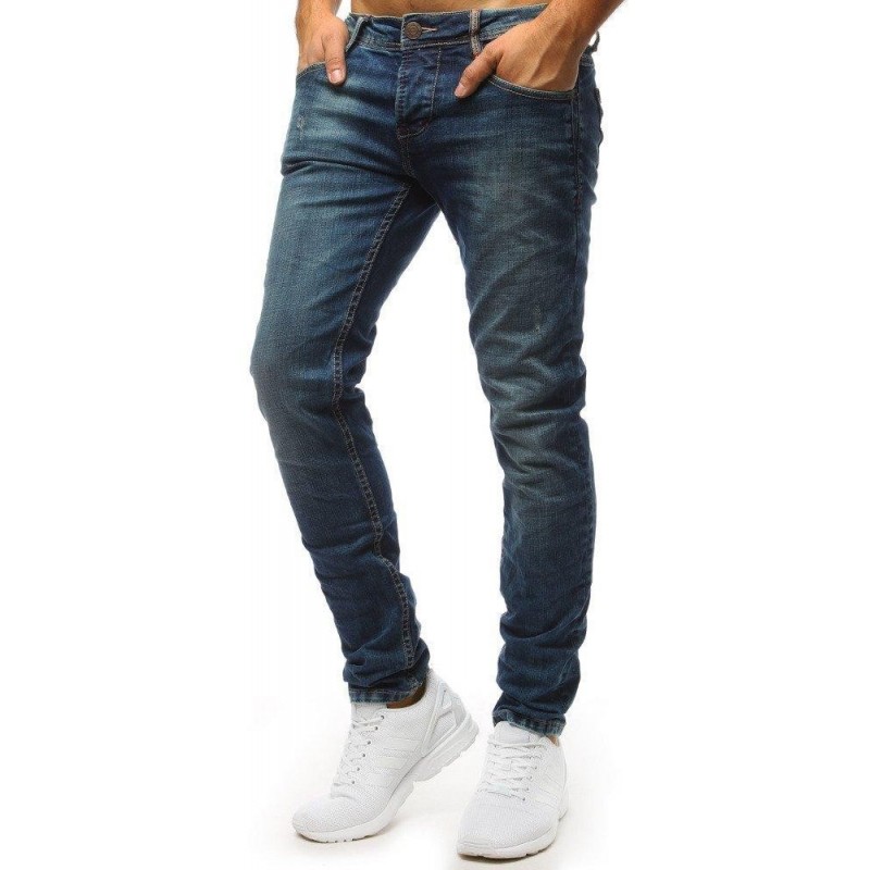 Pánske jeansové nohavice (ux1487) - modré