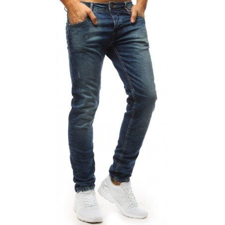 Pánske jeansové nohavice (ux1487) - modré
