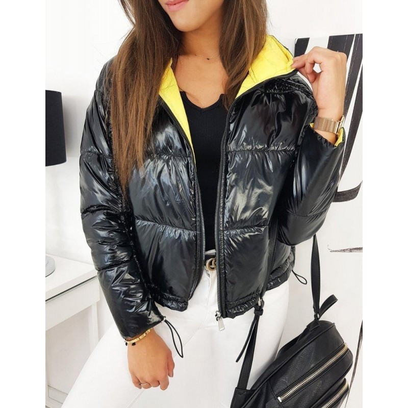 Dvojstranná dámska prechodná bunda SUVI TY1282 - čierna