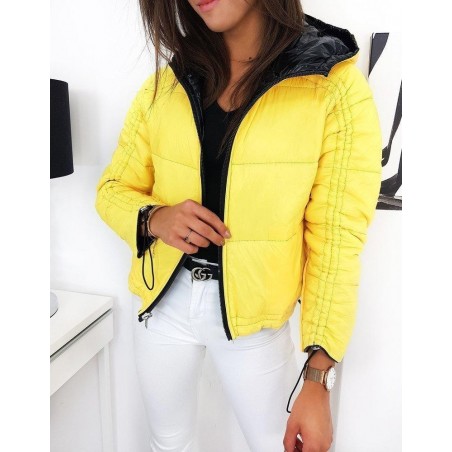 Dvojstranná dámska prechodná bunda SUVI TY1282 - čierna