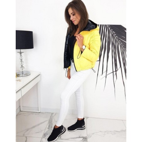 Dvojstranná dámska prechodná bunda SUVI TY1282 - čierna