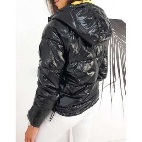 Dvojstranná dámska prechodná bunda SUVI TY1282 - čierna