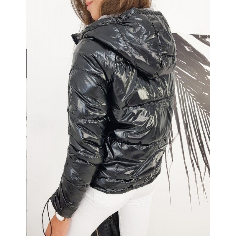 Dvojstranná dámska prechodná bunda SUVI TY1283 - čierna