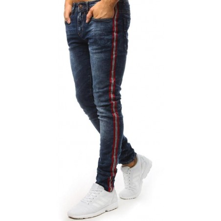 Pánske jeansy tmavomodré (ux1496)