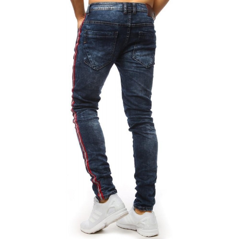Pánske jeansy tmavomodré (ux1496)