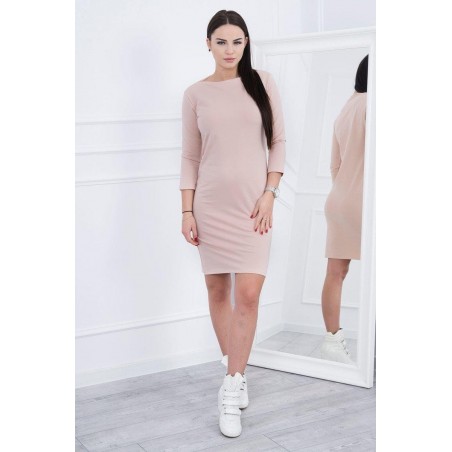 Šaty pre dámy 8825 - púdrovo béžové
