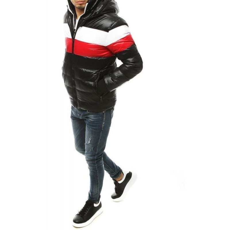 Pánska zimná prešívaná bunda TX3434 - čierna