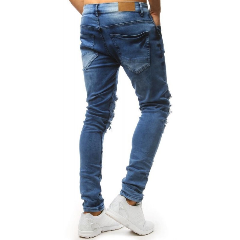Pánske jeansove nohavice (ux1531) - modré
