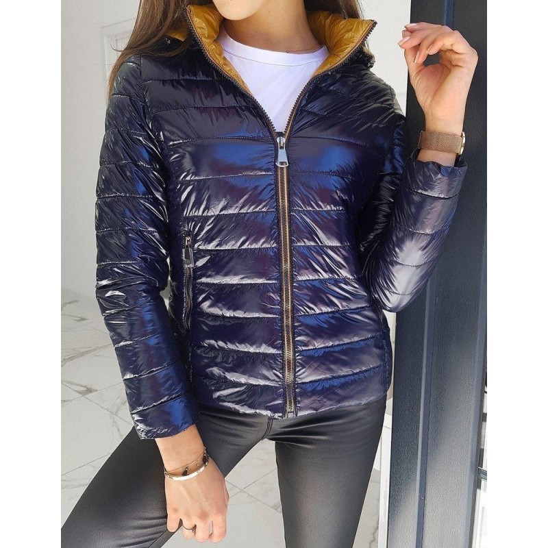 Prechodná dámska tmavomodrá bunda STELLONA TY1364