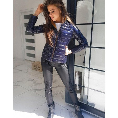 Prechodná dámska tmavomodrá bunda STELLONA TY1364