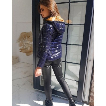 Prechodná dámska tmavomodrá bunda STELLONA TY1364