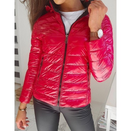 Prechodná dámska červená bunda STELLONA  TY1365