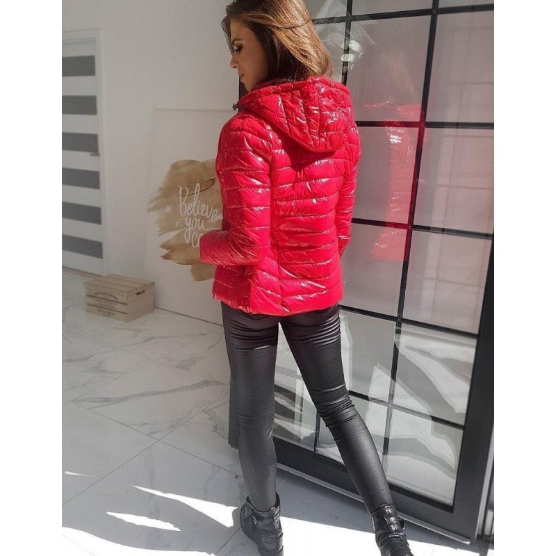 Prechodná dámska červená bunda STELLONA  TY1365