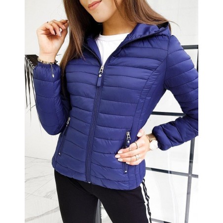 Prechodná dámska tmavomodrá bunda VICTORIA TY1408