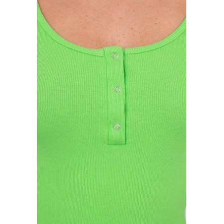 Dámske šaty s výstrihom 8975 - zelené