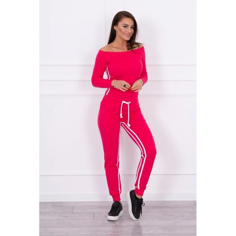 Fuchsiová dámska tepláková súprava 8958