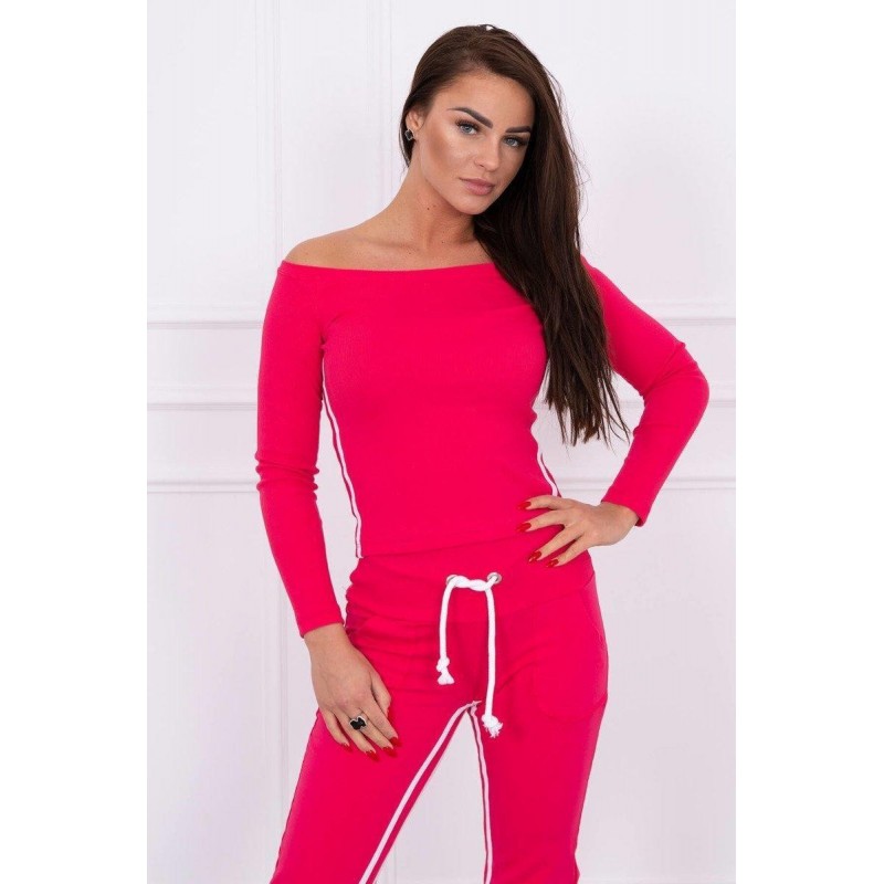 Fuchsiová dámska tepláková súprava 8958