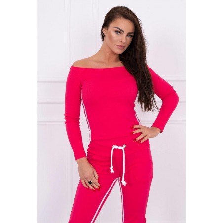 Fuchsiová dámska tepláková súprava 8958
