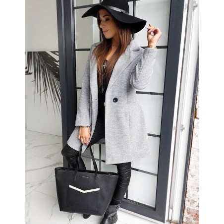 Kabát pre dámy SANLORINI NY0346 - sivý
