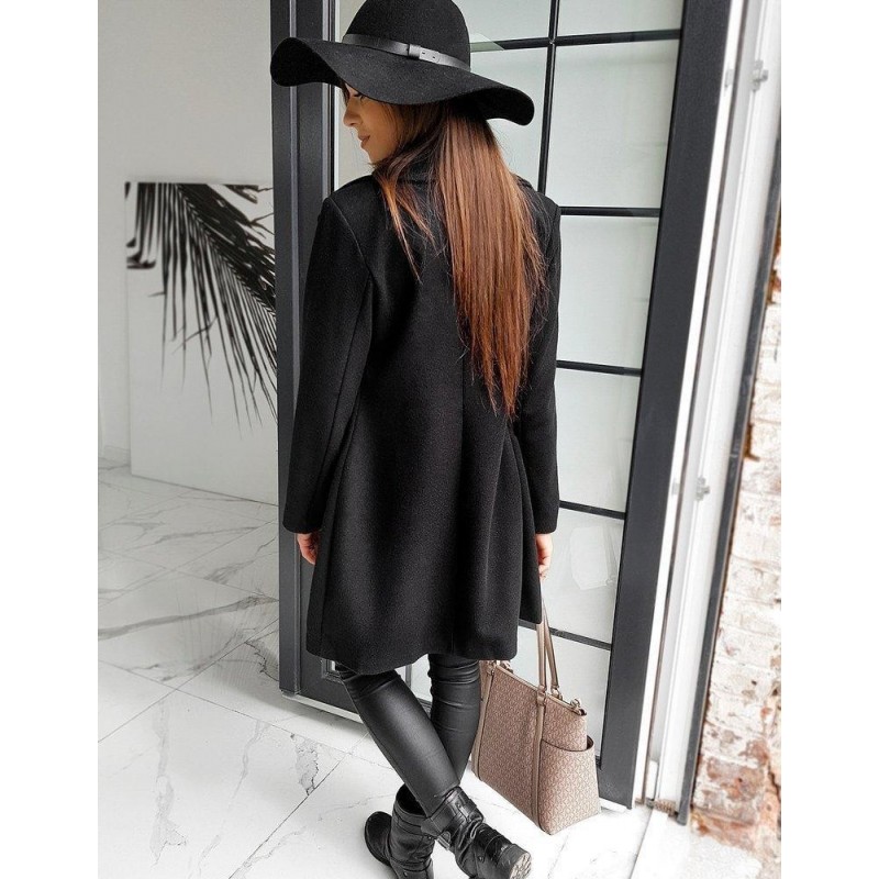 Kabát pre dámy SANLORINI NY0348 - čierny