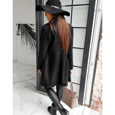 Kabát pre dámy SANLORINI NY0348 - čierny