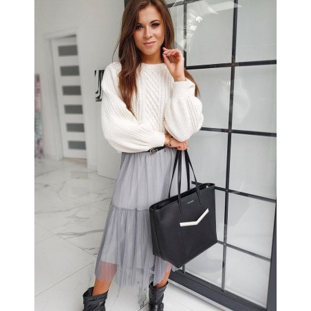 Dámsky ecru sveter TULIUM MY0797