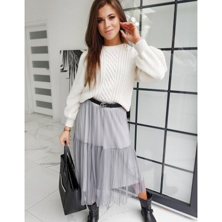 Dámsky ecru sveter TULIUM MY0797