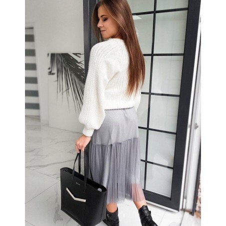 Dámsky ecru sveter TULIUM MY0797