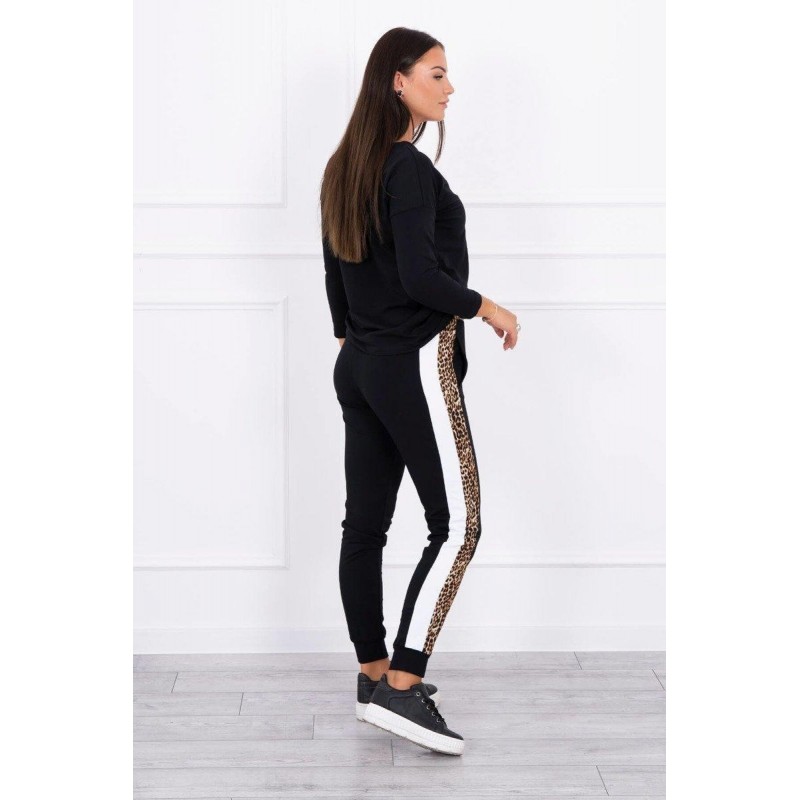 Dámska tepláková súprava 0068 - čierna