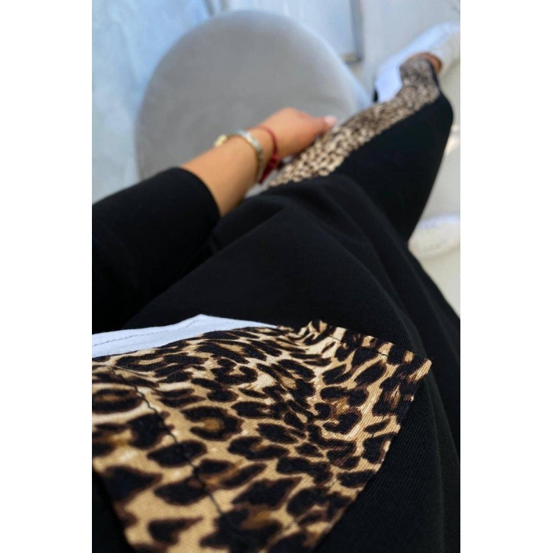 Dámska tepláková súprava 0068 - čierna