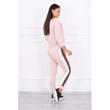 Dámska tepláková súprava 0068 - ružová