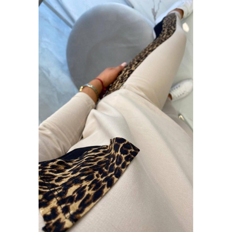 Dámska tepláková súprava 0068 - béžová