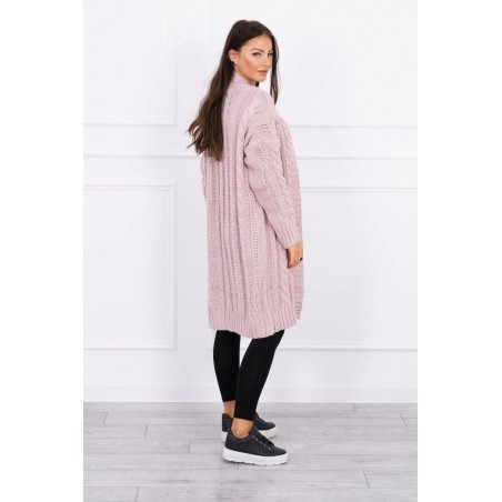 Dámsky pletený kardigán 2019-21 - ružový