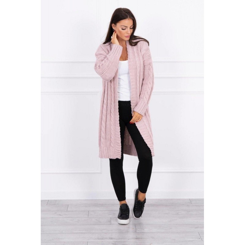 Dámsky pletený kardigán 2019-21 - ružový