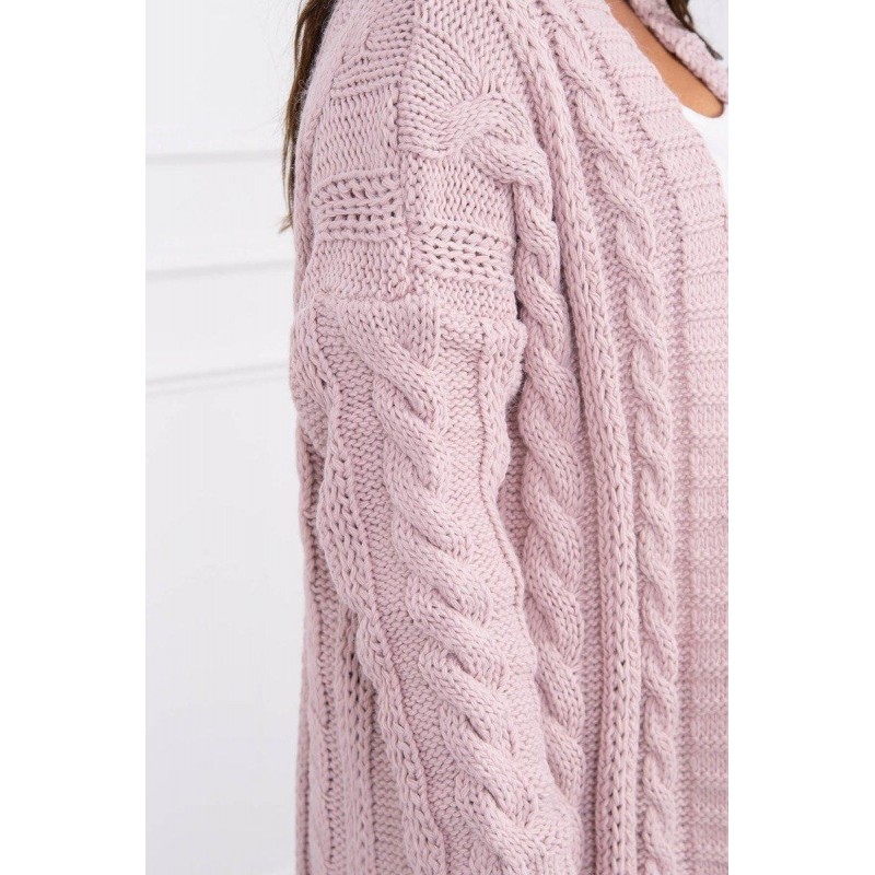 Dámsky pletený kardigán 2019-21 - ružový