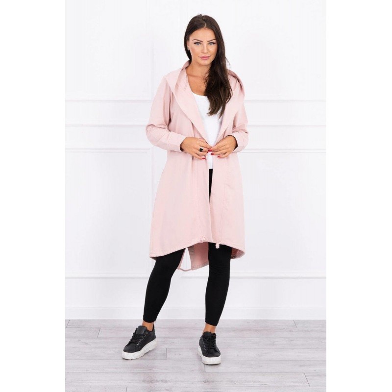 Oversize kardigán pre dámy 9005 - ružový