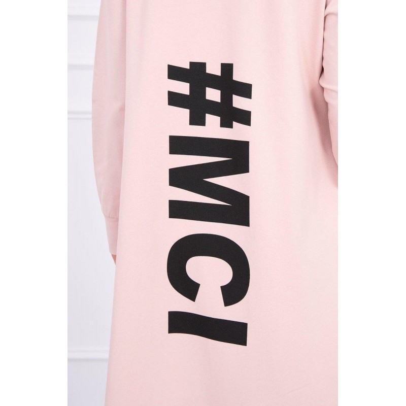 Oversize kardigán pre dámy 9005 - ružový