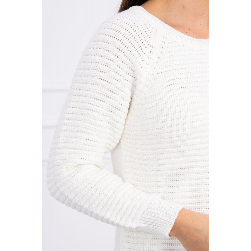 Dámske svetrové šaty 2019-38 - ecru