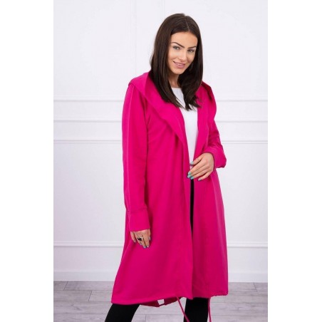 Oversize kardigán pre dámy 9005 - fuchsiový