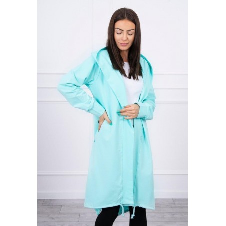 Oversize kardigán pre dámy 9005 - mätový