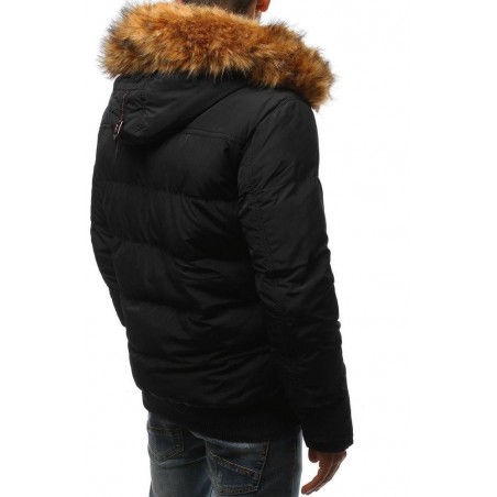 Pánska bunda na zimu (tx2526) - čierna