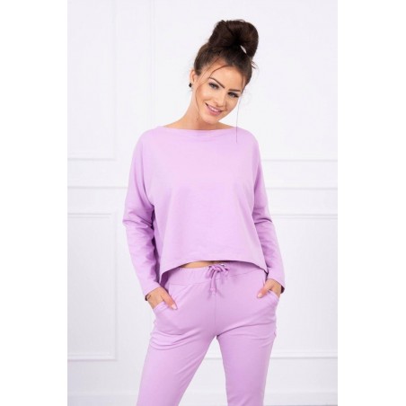 Dámska fialová tepláková súprava 9091