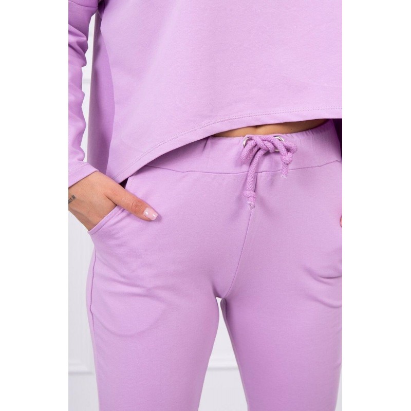 Dámska fialová tepláková súprava 9091