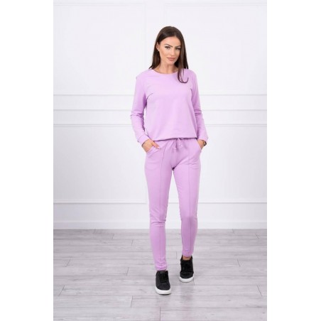 Dámska fialová tepláková súprava 9090