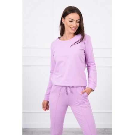 Dámska fialová tepláková súprava 9090