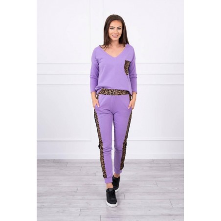 Dámska tepláková súprava 0068 - fialová